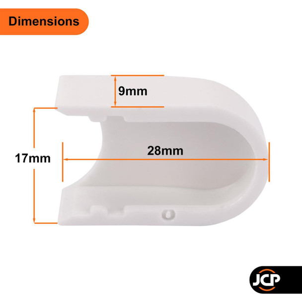 Mila Hero 10 x Sliding Screw Covers for Window Handles