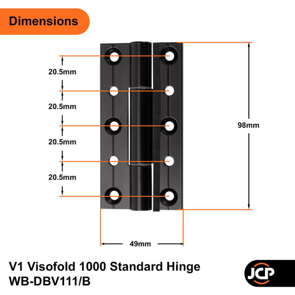 Debar Bi Fold Door Hinge V1 System