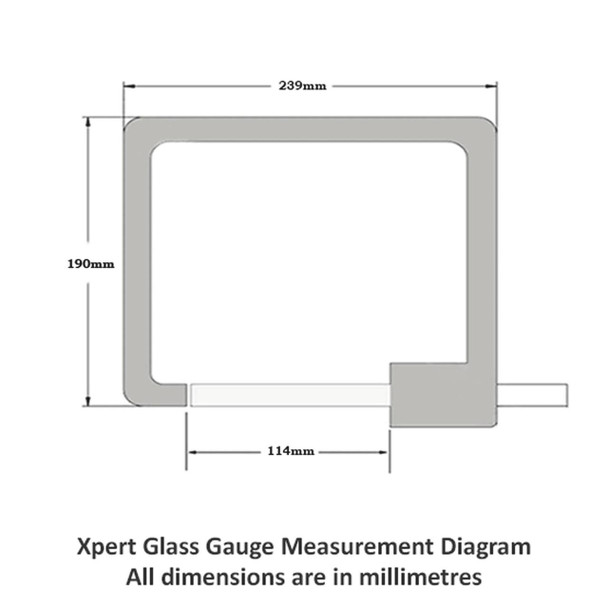 Xpert Glass Thickness Gauge Measuring Tool 0-105mm - Double Glazing Sealed Units