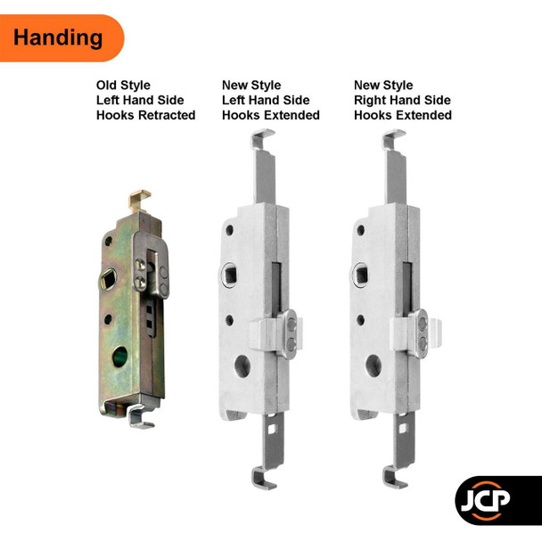 Saracen Anglian Shootbolt Gearbox UPVC Window Lock 22mm Backset