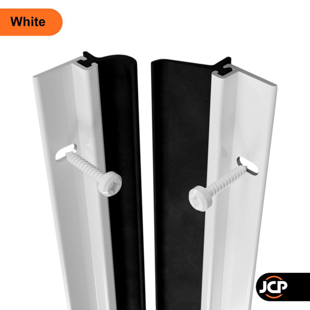 Stormguard Heavy Duty Screw Fix Around Draught Door Seal Rubber Strip