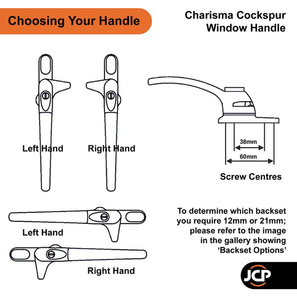ERA Era Charisma Cockspur UPVC Window Handle