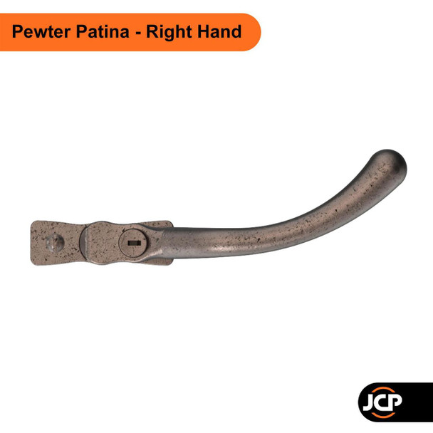 Mila Heritage Pear Drop UPVC Espag Window Handle