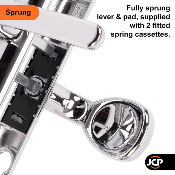 Ultion Sweet Composite UPVC Door Handle Pair 92/62 PZ 211mm Fixings Offset Lever Pad Ultion Sweet Composite UPVC Door Handle Pair 92/62 PZ 211mm Fixings Offset Lever Pad