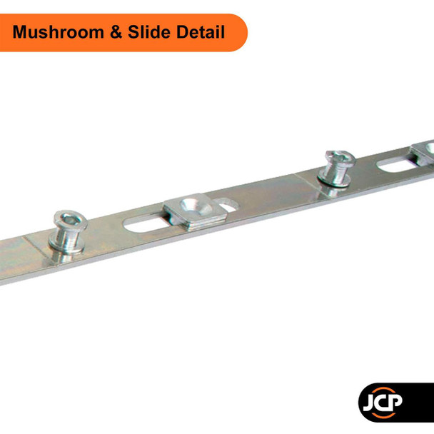 Versa UPVC Window V Espag Lock Inline or Offset Gearbox  - Retro Fit Flat Rail
