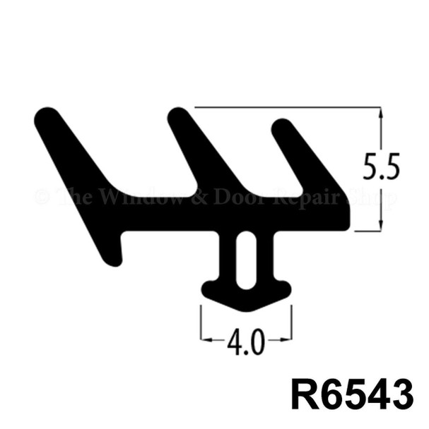 Reddiplex uPVC Window & Door E Gasket Rubber Seal Replacement Strip Bulk 50 - 200m Roll