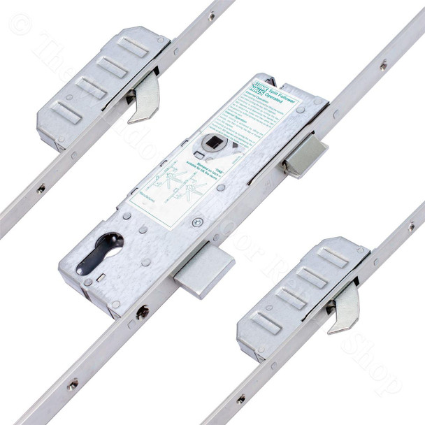 Winkhaus Cobra STV Door Lock 2 Hook Split Spindle Lift Lever 16mm Faceplate