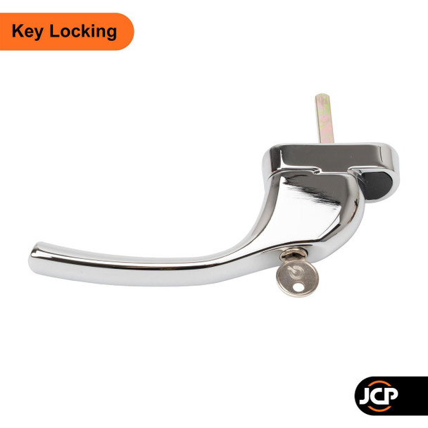 GreenteQ Tilt and Turn uPVC Window Handle Locking 40mm Spindle   GreenteQ Tilt and Turn uPVC Window Handle Locking 40mm Spindle