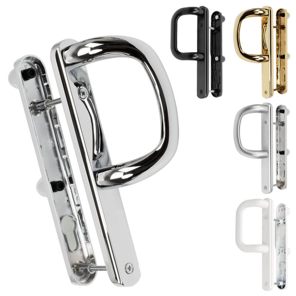  GreenteQ Inline Sliding Patio Door Dummy Handles Fixings 145mm 