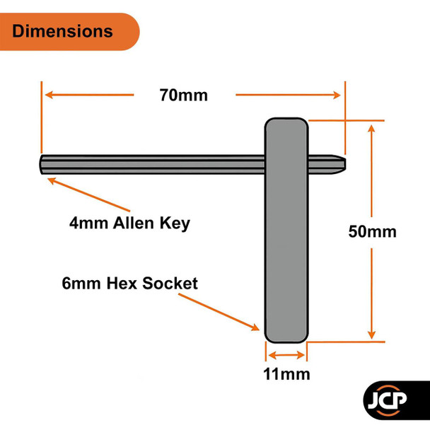 Trojan 3D Composite Door Hinge Spanner Adjustment Tool   Trojan 3D Composite Door Hinge Spanner Adjustment Tool