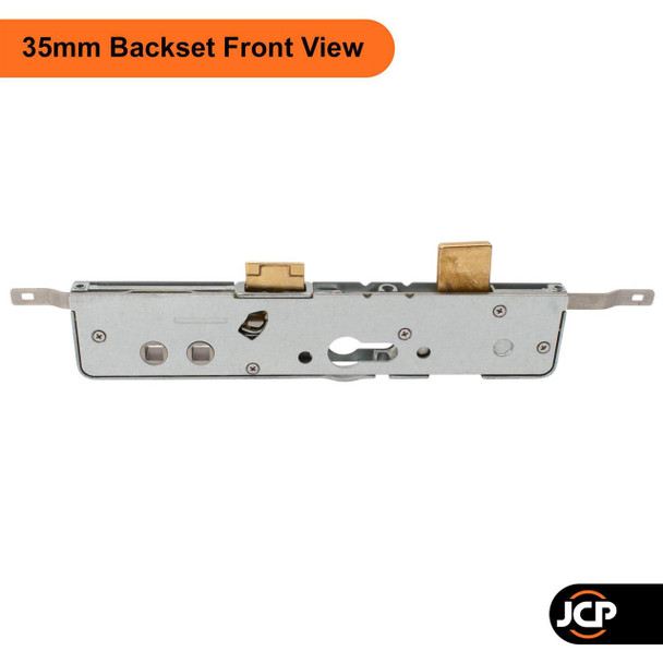  Cego Surelock Gearbox Door Lock Centre Case Twin Spindle 35mm Backset 