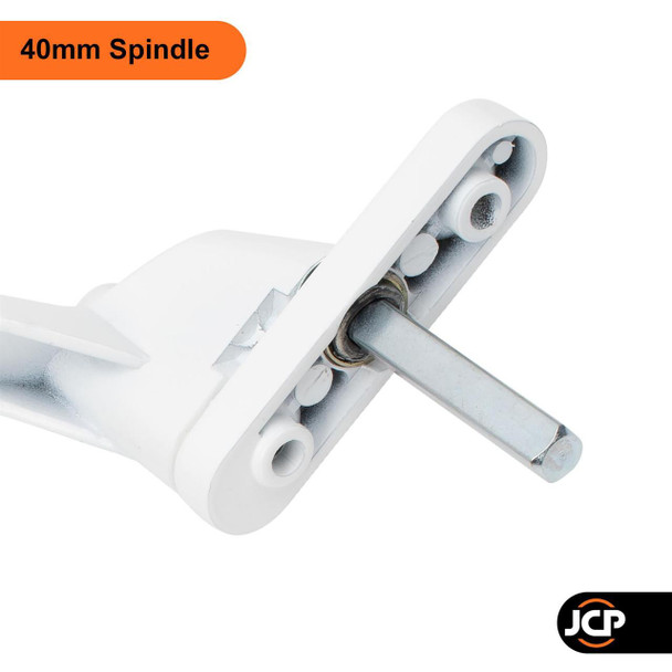  Winlock Cranked Long Lever uPVC Window Handle for Elderly & Arthritis 