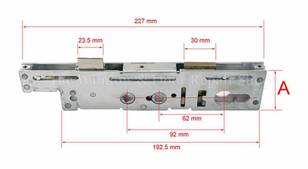  Fullex Crimebeater Gearbox for Multipoint Door Lock 92 62 PZ 