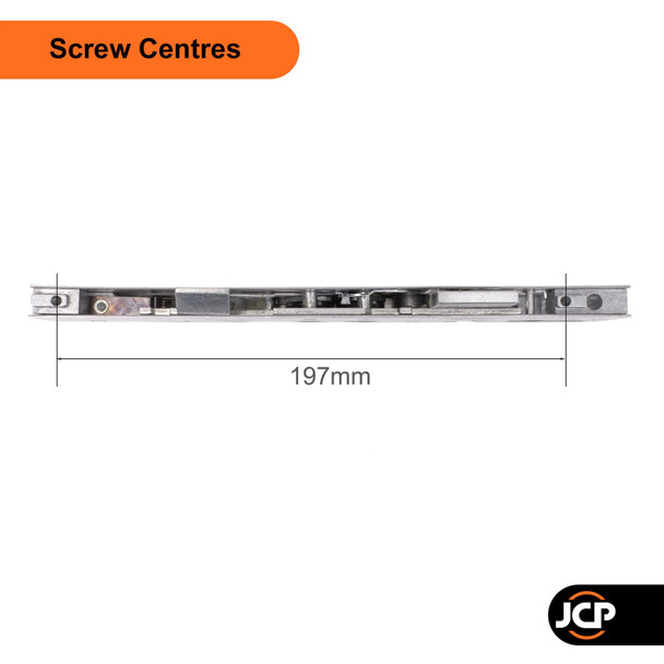 Mila Coldseal Gearbox for Multipoint Door Lock Twin Spindle 35mm Backset 92PZ