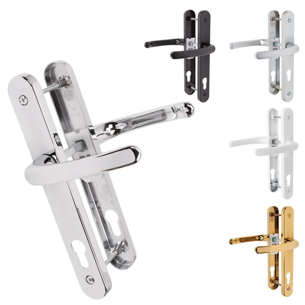 TSS uPVC Door Handle 92mm PZ 200mm Fixings 