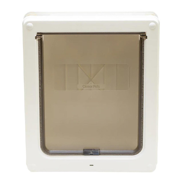 Closer Pets Dog Mate Dog Flap Pet Door White CP215W