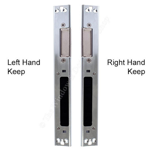 Avocet Trivalent Universal Door Latch & Deadbolt Plate Centre Keep Avocet Trivalent Universal Door Latch & Deadbolt Plate Centre Keep