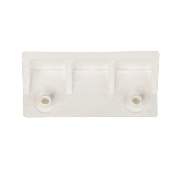 JCP 10 x White Cockspur Window Handle Wedges Angled Striker Plates Rehau UPVC