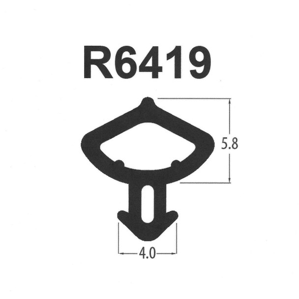 Reddiplex R6419X Black Bubble Gasket UPVC Window Door Double Glazing Rubber Seal Reddiplex R6419X Black Bubble Gasket UPVC Window Door Double Glazing Rubber Seal