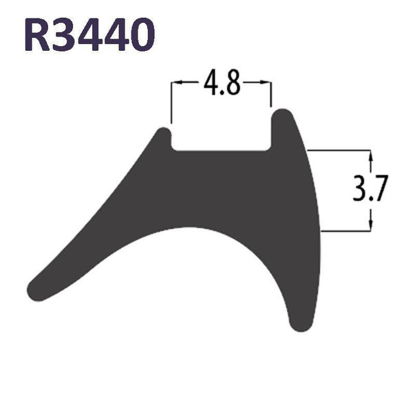 Reddiplex R3440 Black TPR Reddiglaze Wedge Gasket UPVC Window Door Double Glazing Rubber Seal Reddiplex R3440 Black TPR Reddiglaze Wedge Gasket UPVC Window Door Double Glazing Rubber Seal