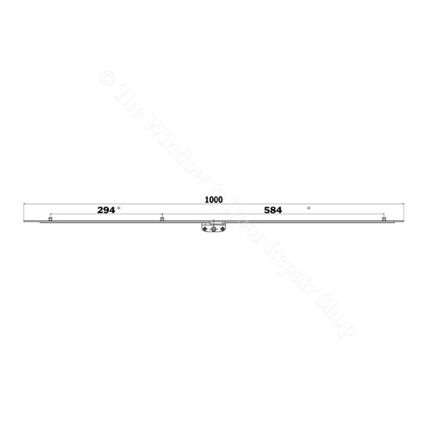 Maco Inline UPVC Window Espag Rod Lock Mechanism