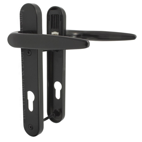 Trojan Sparta UPVC Door Handle Pair 92mm PZ 122mm Fixings