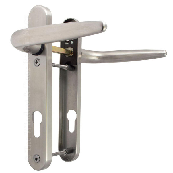 Trojan Sparta UPVC Door Handle Pair 92mm PZ 122mm Fixings