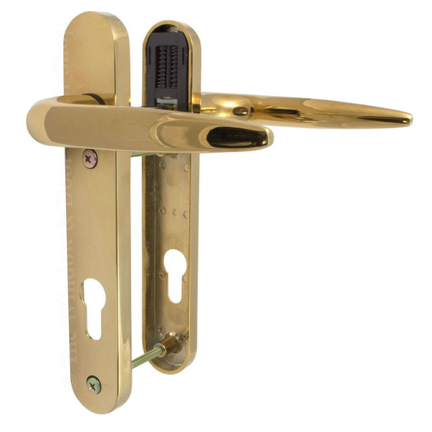 Trojan Sparta UPVC Door Handle Pair 92mm PZ 122mm Fixings