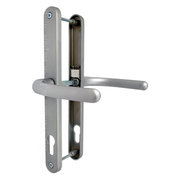 Fab & Fix Blenheim UPVC Door Handle Pair 92mm PZ 240mm Fixings