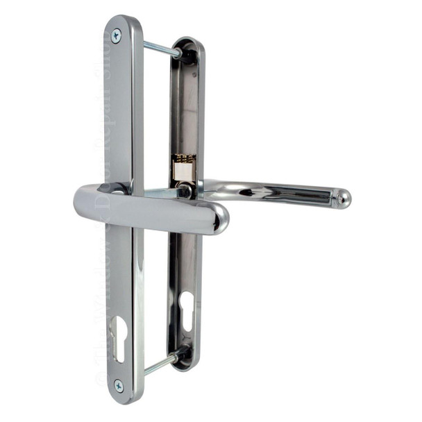 Fab & Fix Blenheim UPVC Door Handle Pair 92mm PZ 240mm Fixings