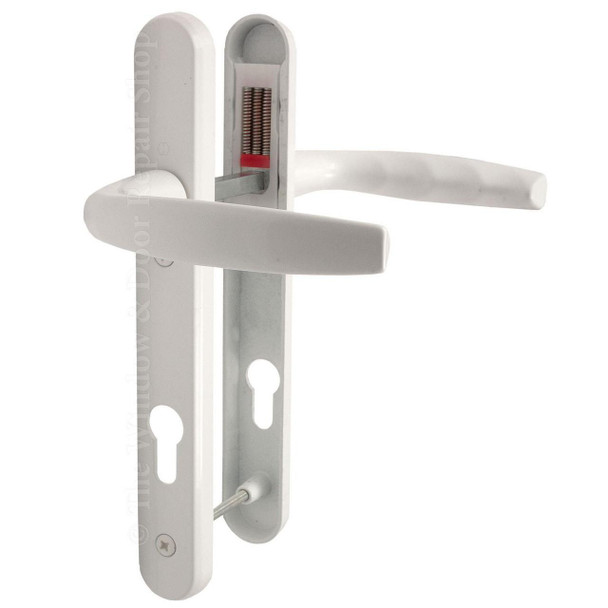 Hoppe Atlanta UPVC Door Handle Pair 92mm PZ 122mm Fixings Hoppe Atlanta UPVC Door Handle Pair 92mm PZ 122mm Fixings