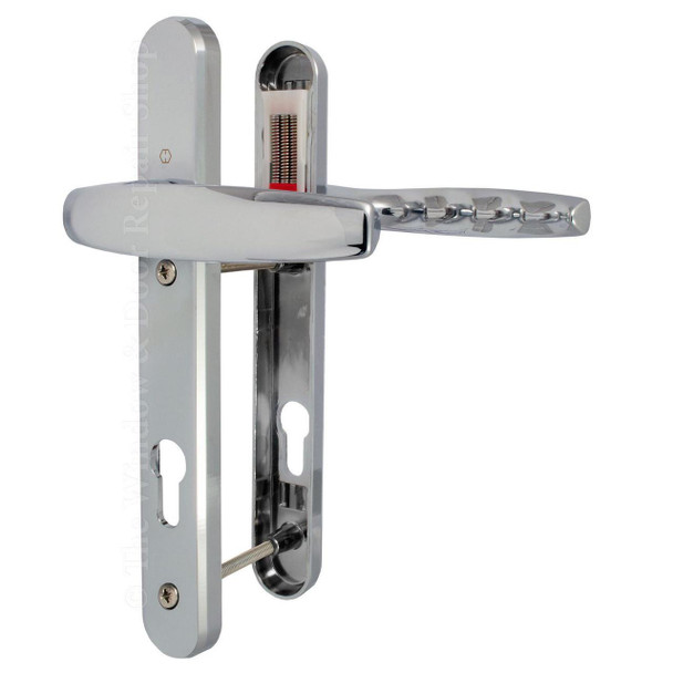 Hoppe Atlanta UPVC Door Handle Pair 92mm PZ 122mm Fixings Hoppe Atlanta UPVC Door Handle Pair 92mm PZ 122mm Fixings