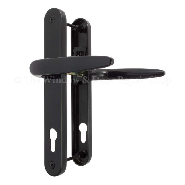 Trojan Sparta UPVC Door Handle Pair 92mm PZ 210mm Fixings