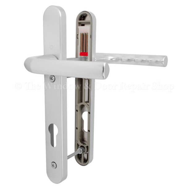 Hoppe Birmingham UPVC Door Handle Pair 92mm PZ 122mm Fixings Hoppe Birmingham UPVC Door Handle Pair 92mm PZ 122mm Fixings