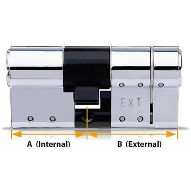 Avocet ABS MK3 Ultimate 3 Star KA Keyed Alike Anti Snap Euro Cylinder UPVC Front Door Lock TS007