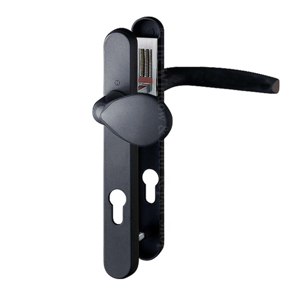Hoppe Atlanta UPVC Door Handle Pair 92mm PZ 122mm Fixings Lever/Pad Hoppe Atlanta UPVC Door Handle Pair 92mm PZ 122mm Fixings Lever/Pad
