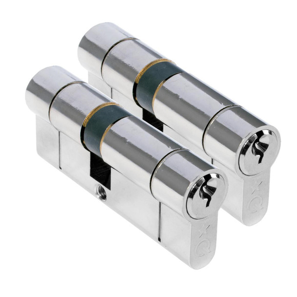 GreenteQ Greenteq 1 Star Anti Snap Keyed Alike Euro Cylinder UPVC Front Door Lock