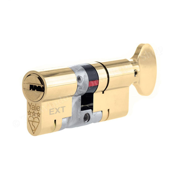 Yale YALE Platinum 3 Star Thumb Turn  Anti Snap Euro Cylinder UPVC Front Door Lock TS007