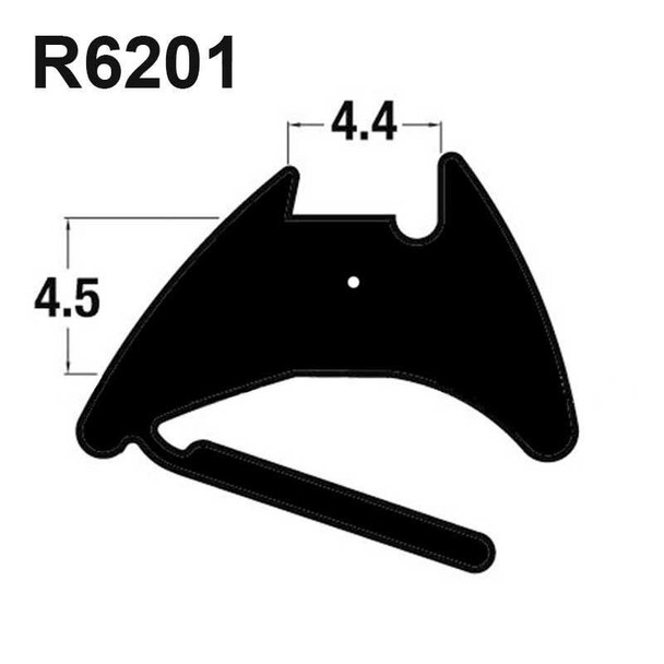 Reddiplex R6201 Black EPDM Reddiglaze Wedge Gasket UPVC Window Door Double Glazing Rubber Seal