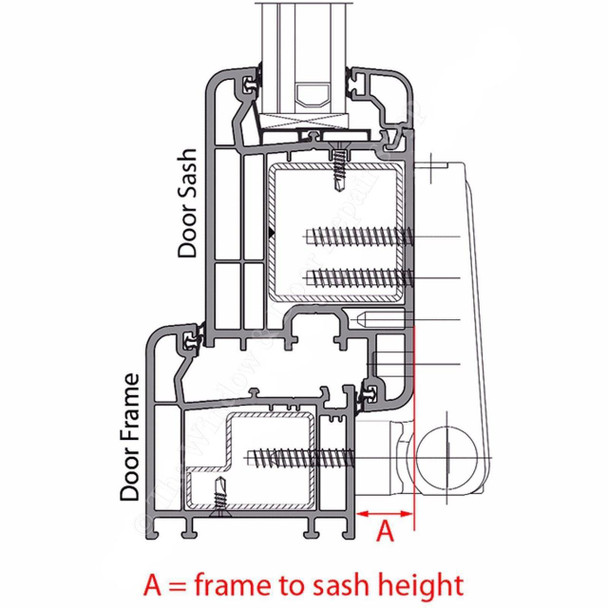 Yale UPVC Door T Flag Hinge Neon 3D Paddock
