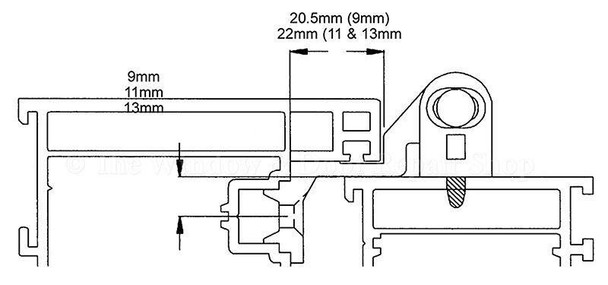 Yale Pendulum UPVC Door Butt Hinge Paddock