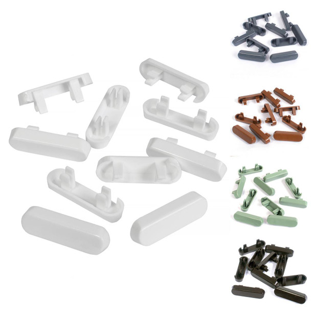 JCP 10 x UPVC Window Drainage Cap Covers