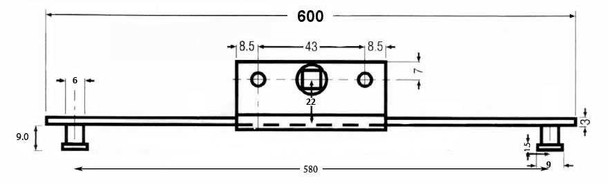 JCP Offset 13mm Slimtrack UPVC Window Espag Rod Lock Mechanism 22mm Backset JCP Offset 13mm Slimtrack UPVC Window Espag Rod Lock Mechanism 22mm Backset