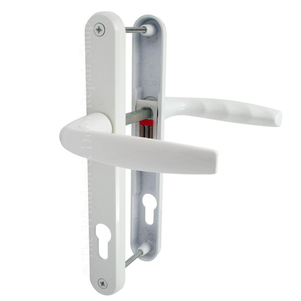 Hoppe Atlanta UPVC Door Handle Pair 92mm PZ 215mm Fixings Hoppe Atlanta UPVC Door Handle Pair 92mm PZ 215mm Fixings