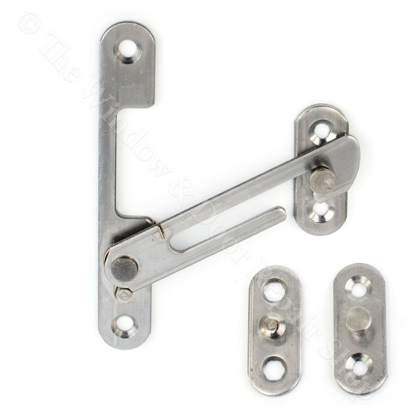 Window Ware UPVC  Window Restrictor Stainless Steel Concealed Child Safety Catch Lock