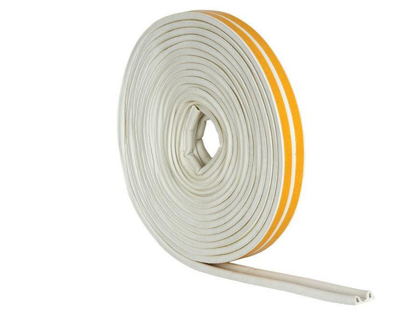 Stormguard 10m White Stormguard P Profile Window & Door Draught Excluder