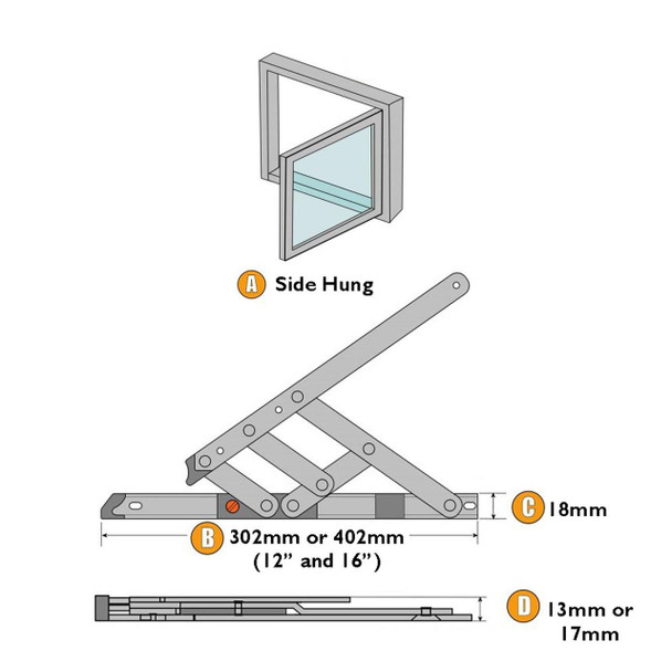 Yale UPVC Window Hinge Egress Fire Escape Easy Clean Yale Friction Stay Pair Yale UPVC Window Hinge Egress Fire Escape Easy Clean Yale Friction Stay Pair