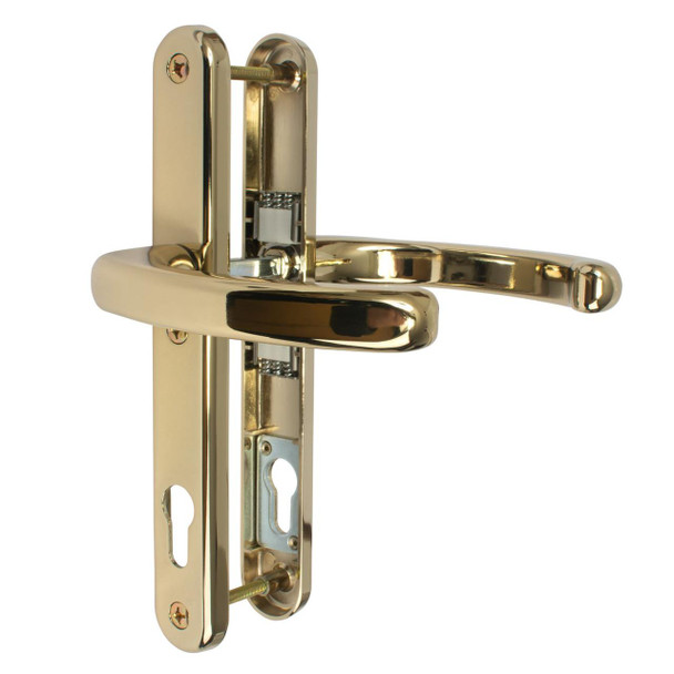 Fab & Fix Kensington UPVC Door Handle Pair 92mm PZ 3 Fixings Fab & Fix Kensington UPVC Door Handle Pair 92mm PZ 3 Fixings