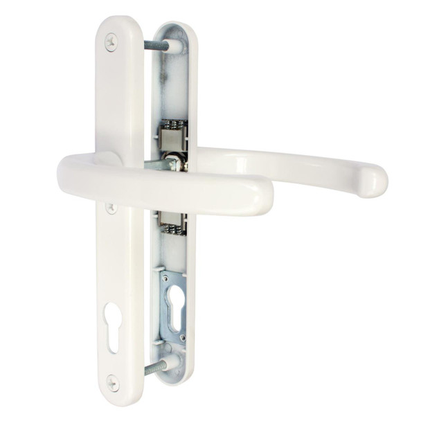 Fab & Fix Kensington UPVC Door Handle Pair 92mm PZ 3 Fixings Fab & Fix Kensington UPVC Door Handle Pair 92mm PZ 3 Fixings