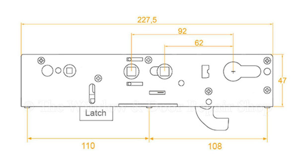 Millenco Mantis 3 Twin Spindle Hook Gearbox for Multipoint Door Lock 35mm Backset Millenco Mantis 3 Twin Spindle Hook Gearbox for Multipoint Door Lock 35mm Backset